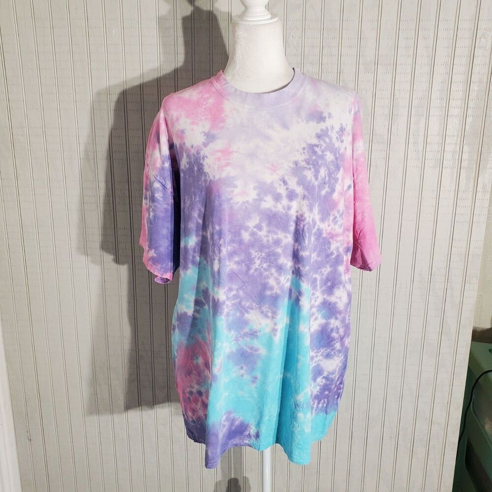 COLORTONE T-SHIRT MULTICOLOR SHORT SLEEVECOTTON SIZE 2X